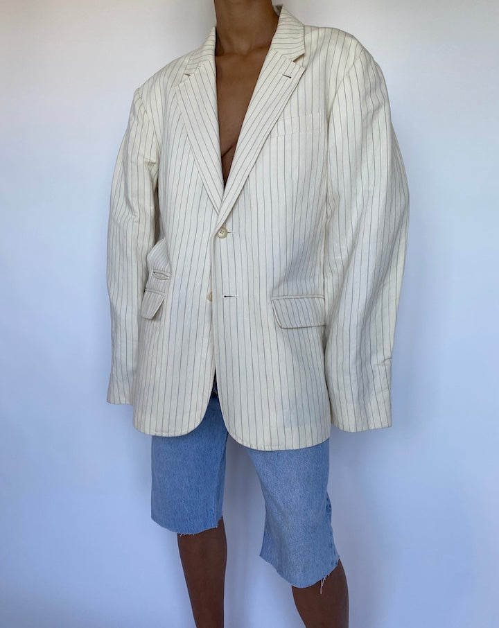 VINTAGE ARMANI PINSTRIPED BLAZER 934