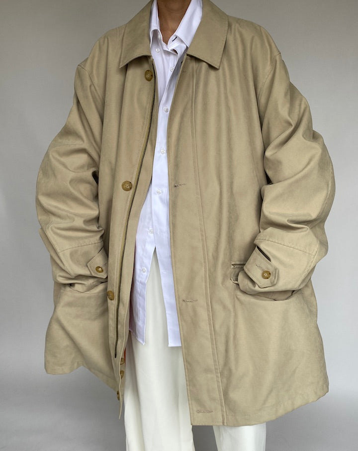 VINTAGE BEIGE BEAUTIFUL COAT 632-4