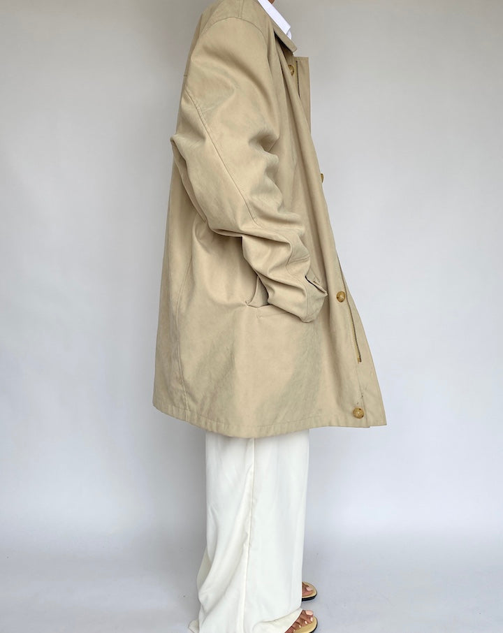 VINTAGE BEIGE BEAUTIFUL COAT 632-6