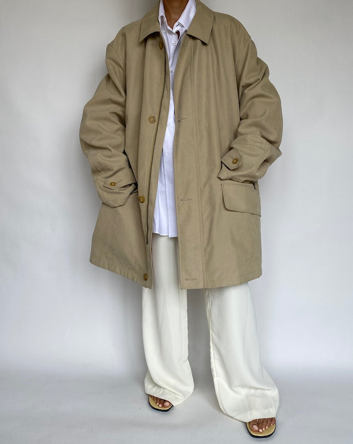 VINTAGE BEIGE BEAUTIFUL COAT 632