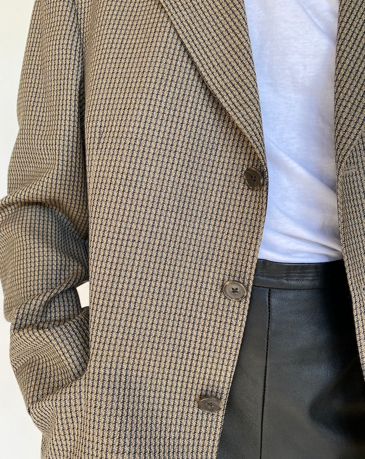 VINTAGE BEIGE BLAZER 1164-2