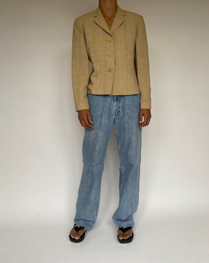 VINTAGE BEIGE BLAZER 1228