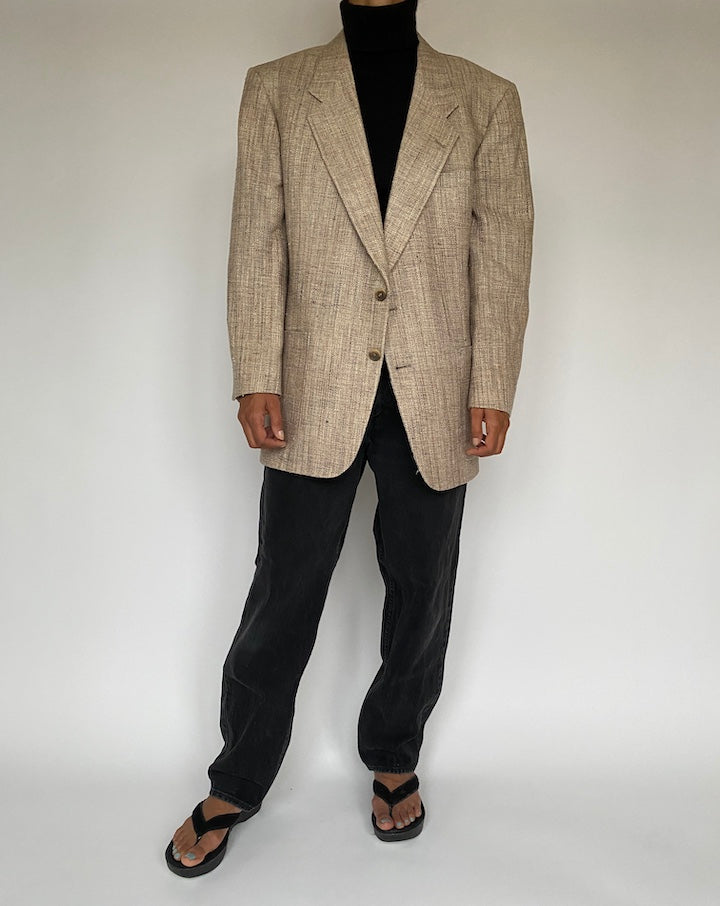 VINTAGE BEIGE BLAZER 1422-4