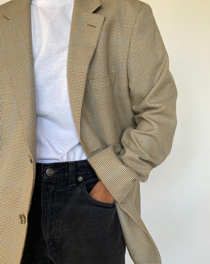 VINTAGE BEIGE BLAZER 1518-4