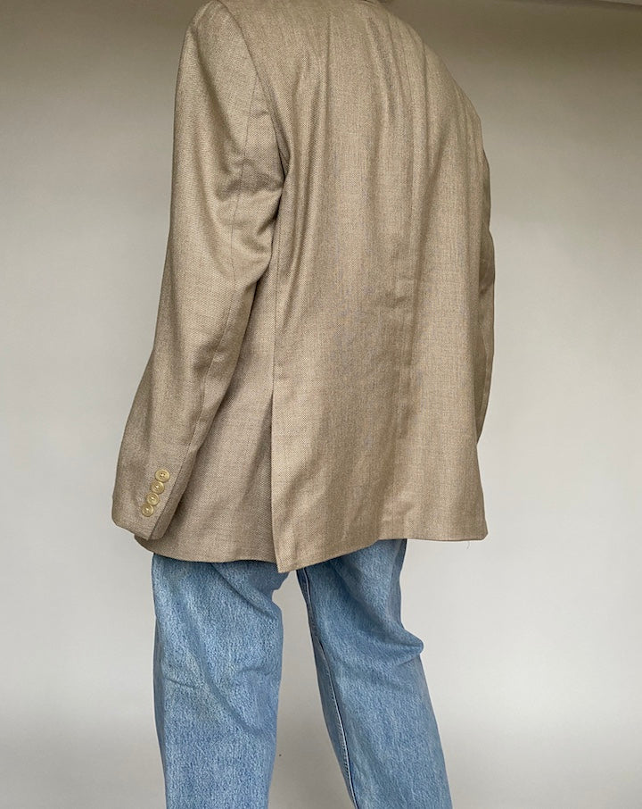 VINTAGE BEIGE BLAZER 514-3