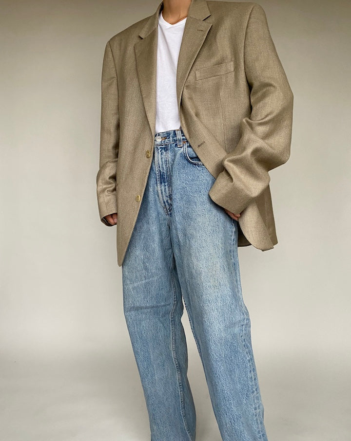 VINTAGE BEIGE BLAZER 514-4