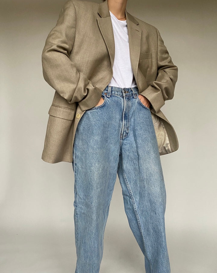 VINTAGE BEIGE BLAZER 514-5