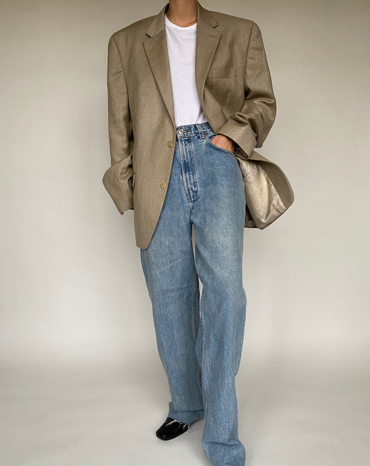 VINTAGE BEIGE BLAZER 514-6
