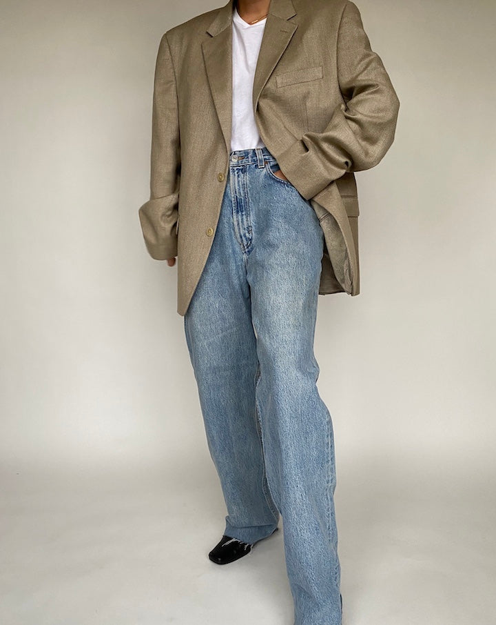 VINTAGE BEIGE BLAZER 514-7