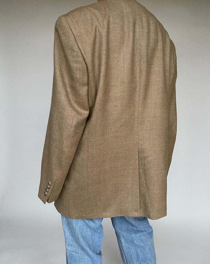 VINTAGE BEIGE BLAZER 518-2