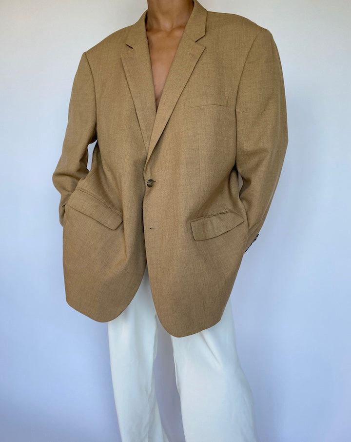 VINTAGE BEIGE BLAZER 942-5