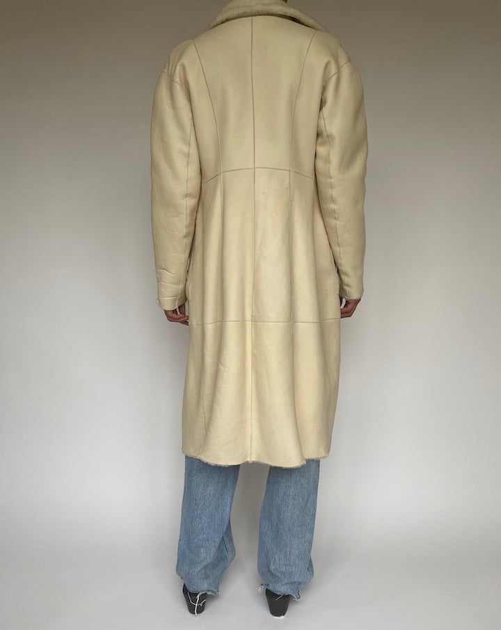 VINTAGE BEIGE COAT 1026-3