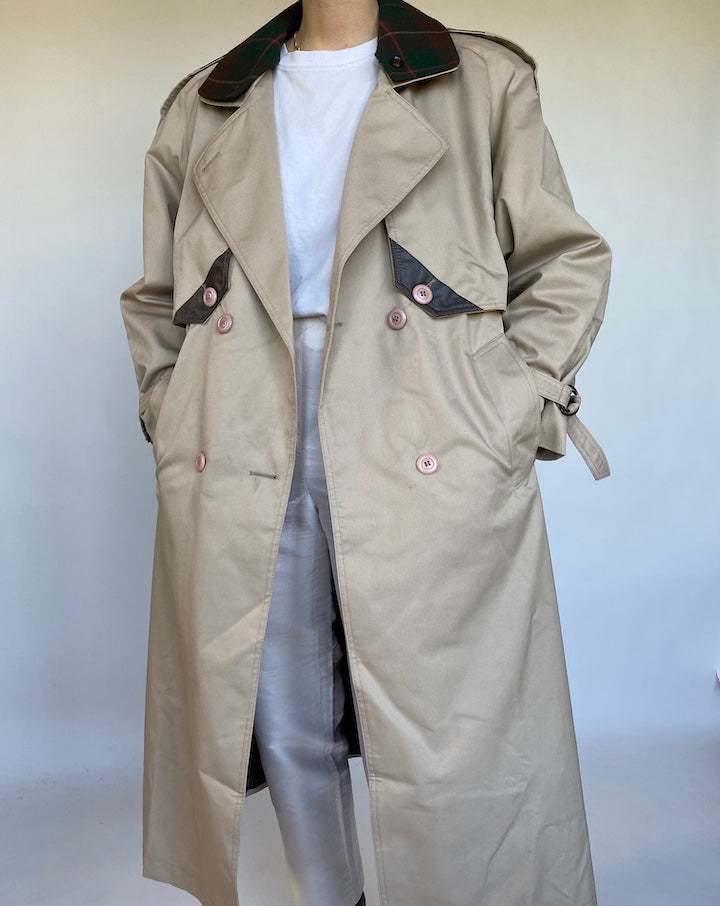 VINTAGE BEIGE COAT 512-2
