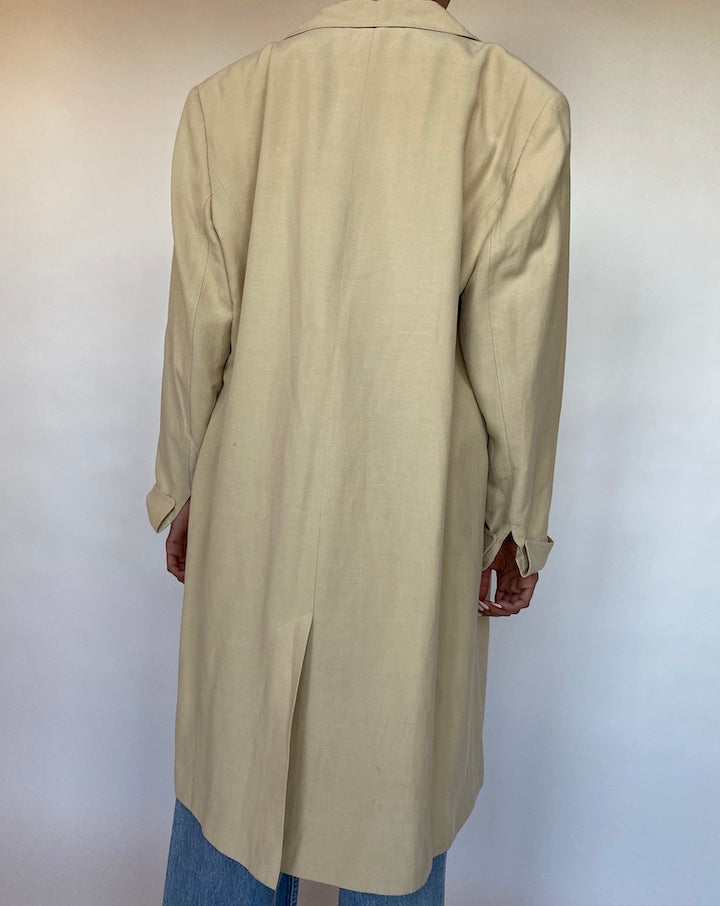 VINTAGE BEIGE COAT 540-2