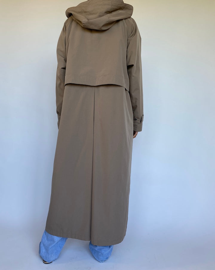 VINTAGE BEIGE LONG COAT 982-2