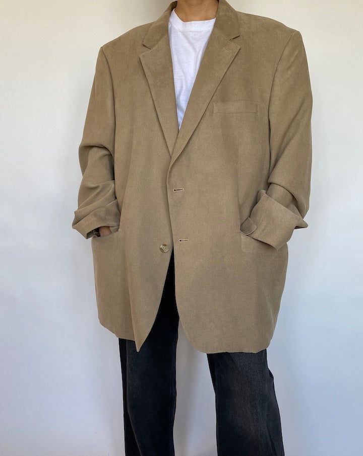 VINTAGE BEIGE OVERSIZED BLAZER 611