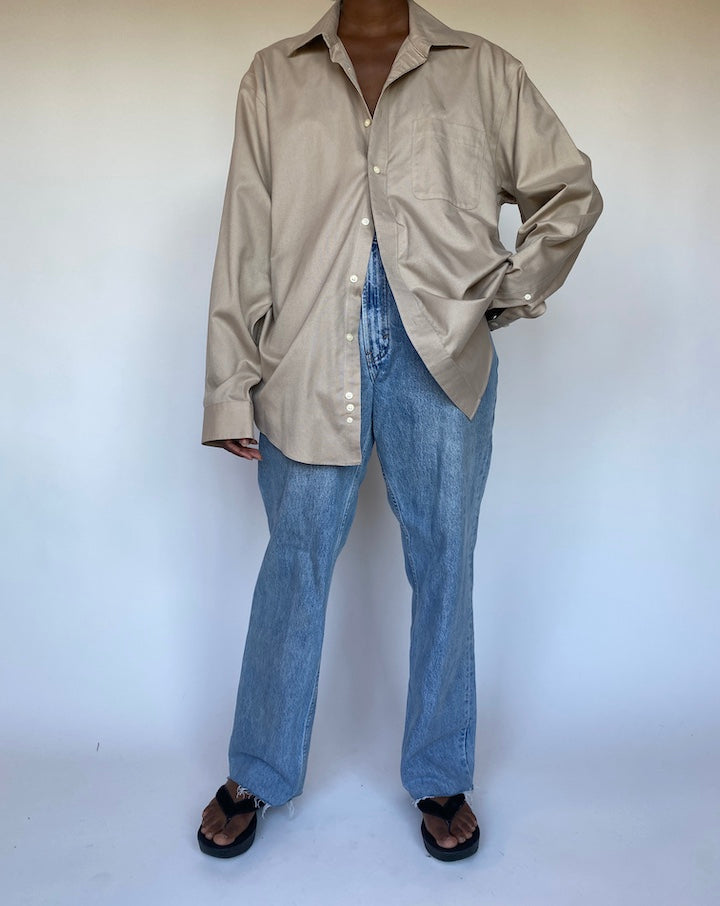 VINTAGE BEIGE SHIRT 1314