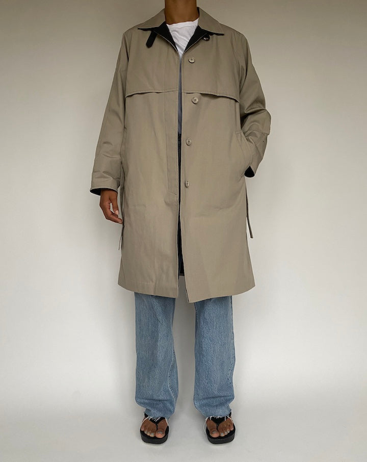 VINTAGE BEIGE TRENCH COAT 1209-4