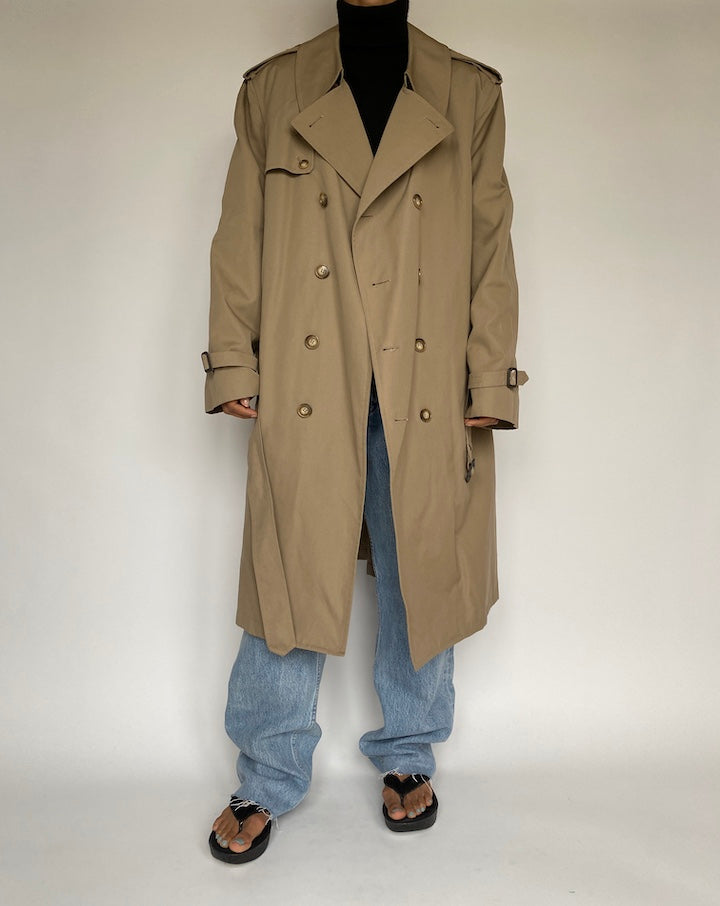 VINTAGE BEIGE TRENCH COAT 1467