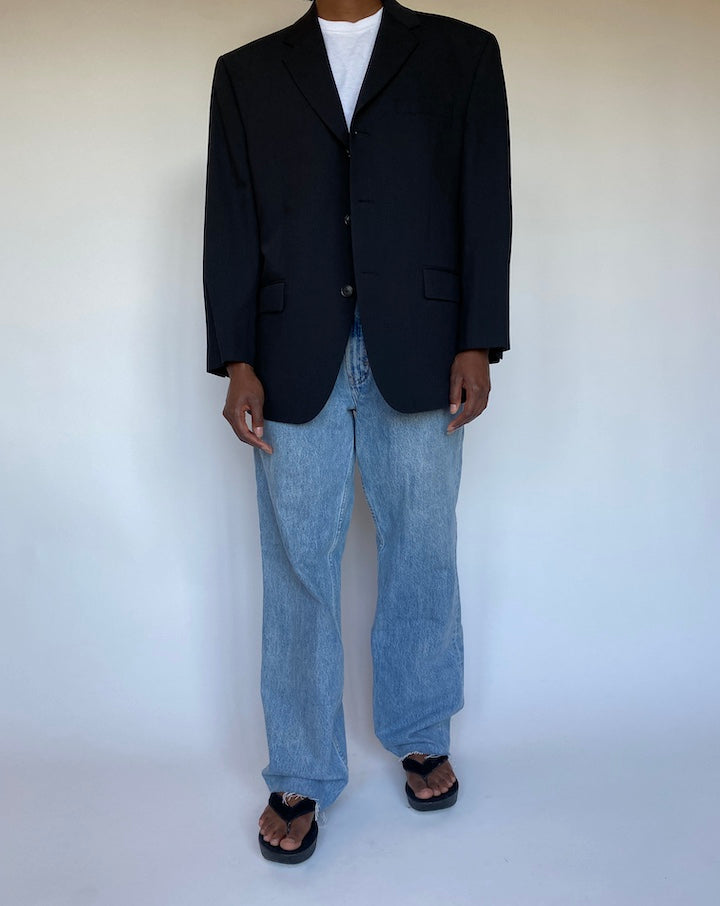 VINTAGE BLACK BLAZER 1297