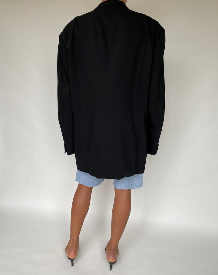 VINTAGE BLACK BLAZER 815-2