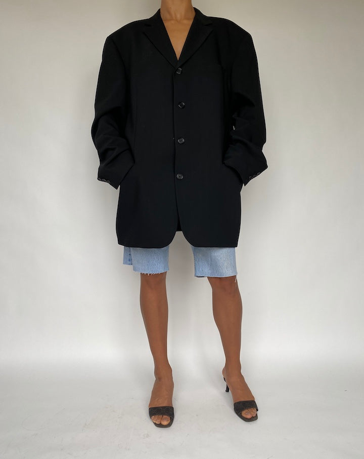 VINTAGE BLACK BLAZER 815