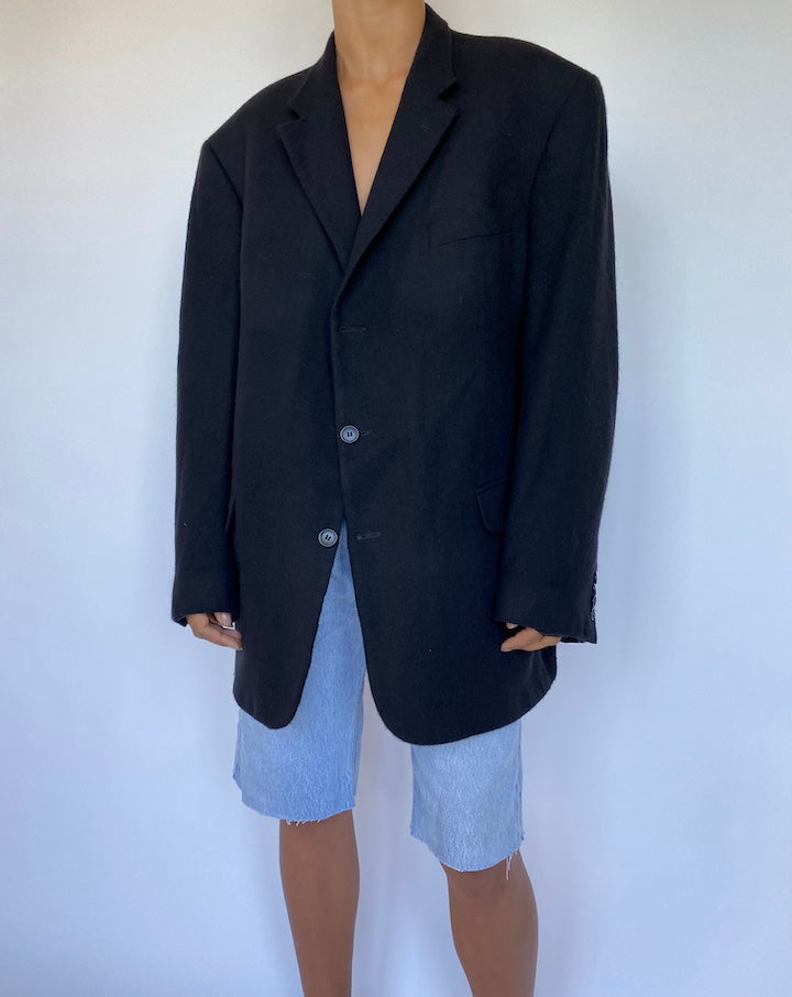 VINTAGE BLACK BLAZER 939