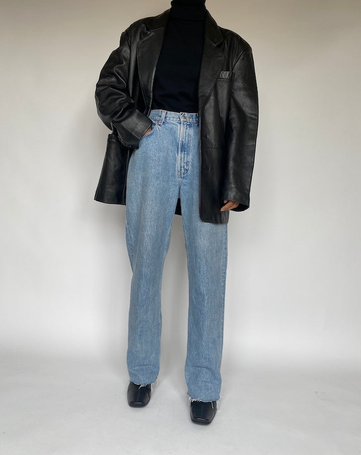 VINTAGE BLACK LEATHER JACKET 1773