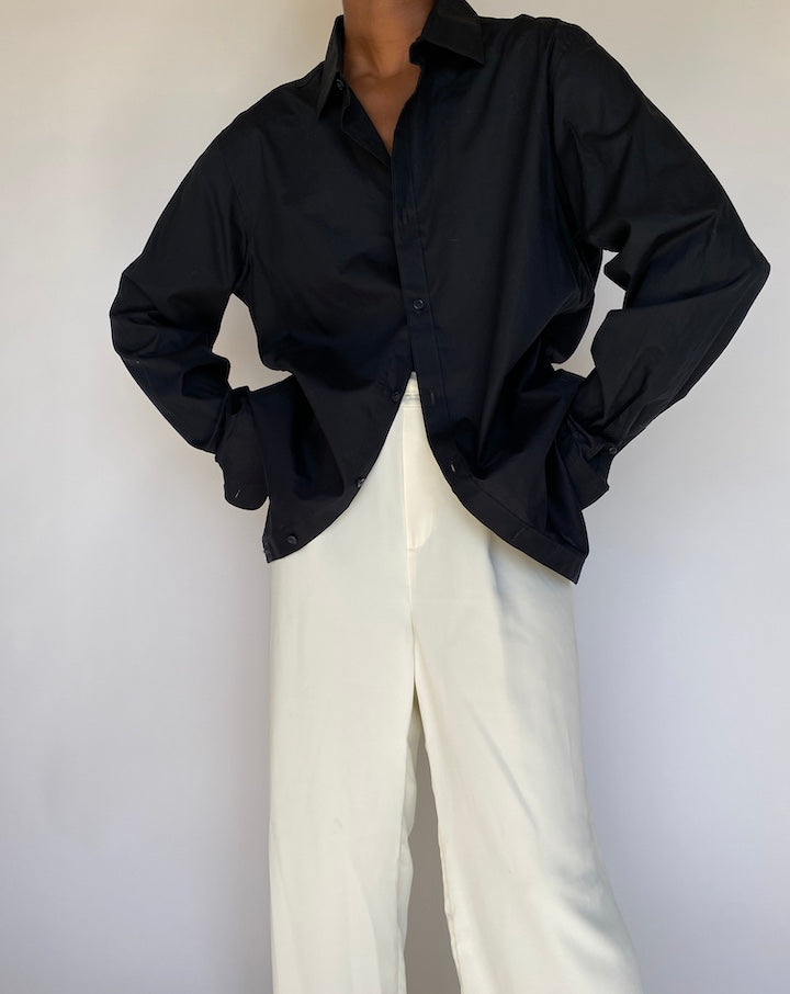 VINTAGE BLACK SHIRT 1188-2