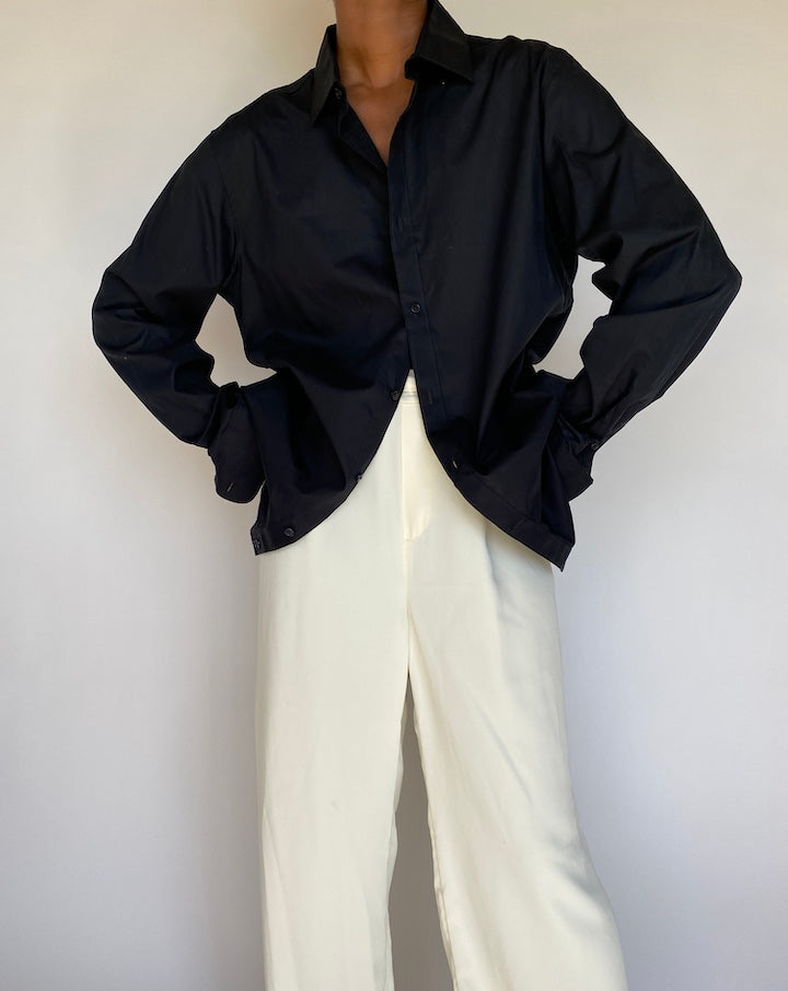VINTAGE BLACK SHIRT 1188-3