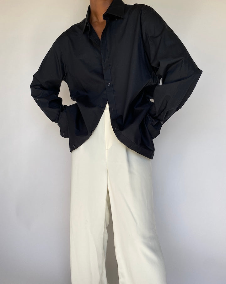 VINTAGE BLACK SHIRT 1188-4