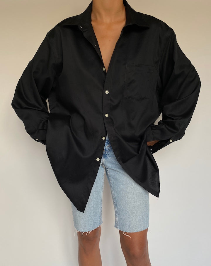 VINTAGE BLACK SHIRT 1377-3