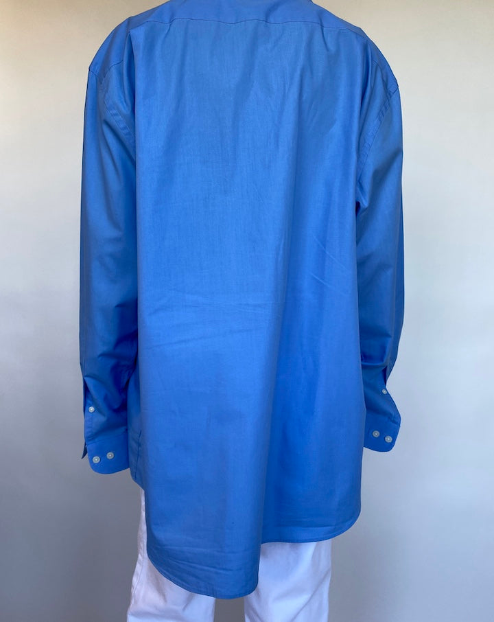 VINTAGE BLUE OVERSIZED SHIRT 697-2