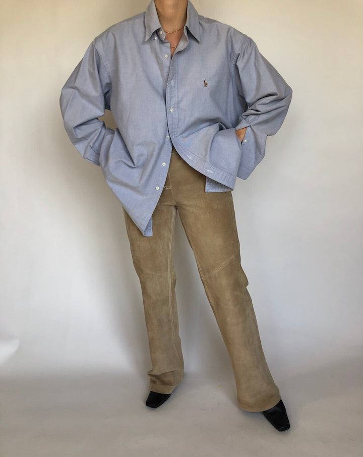 VINTAGE BLUE RALPH LAUREN SHIRT 323