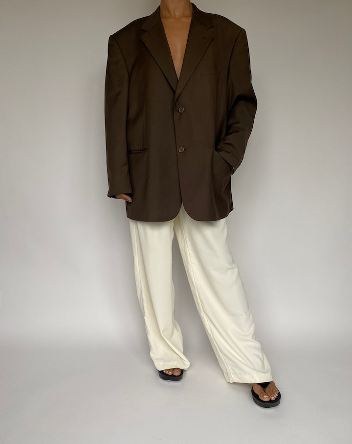 VINTAGE BROWN BLAZER 1042-5