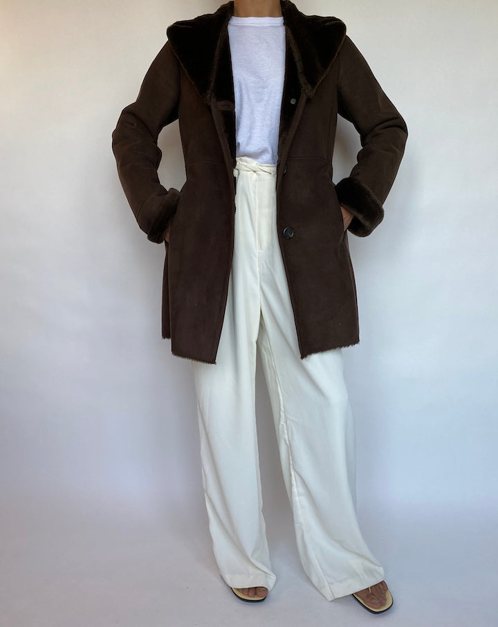 VINTAGE BROWN COAT 203-7