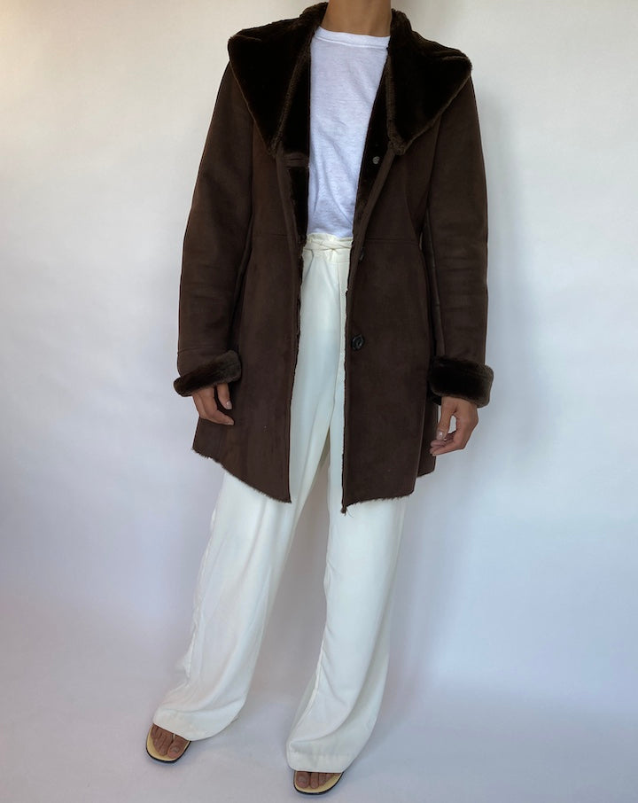 VINTAGE BROWN COAT 203