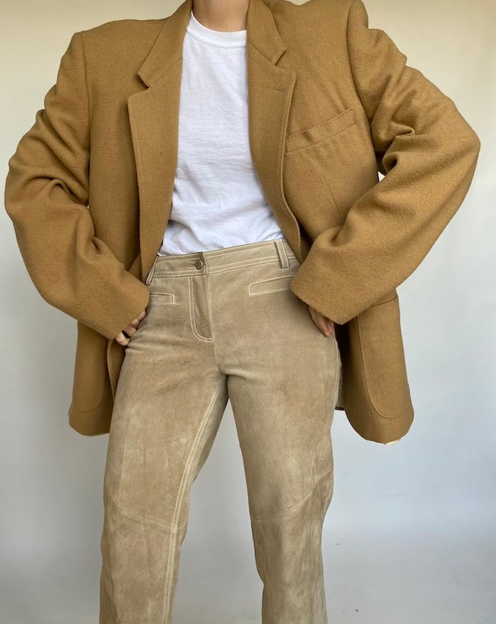 VINTAGE CAMEL COLORED BLAZER 077 3