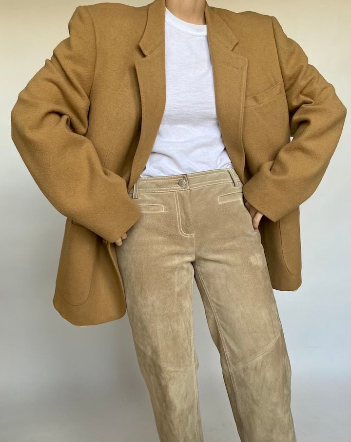VINTAGE CAMEL COLORED BLAZER 077
