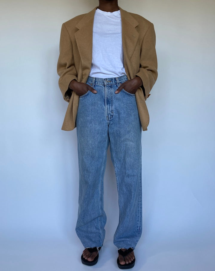 VINTAGE CAMEL HAIR BLAZER 1130