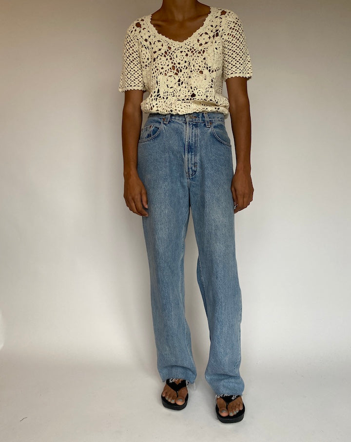 VINTAGE CROCHET TOP 578