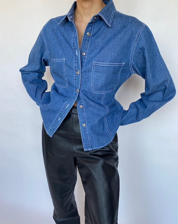 VINTAGE DENIM SHIRT 552-2