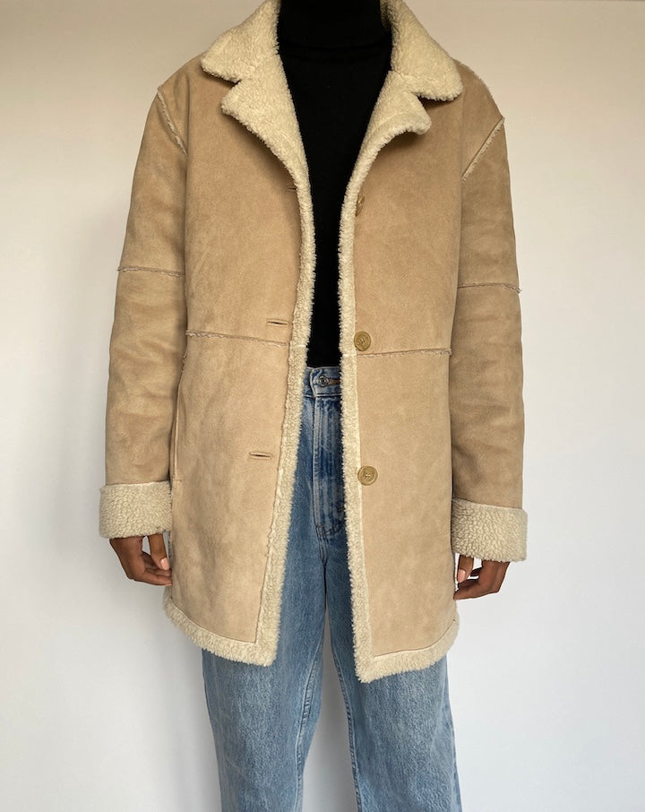 VINTAGE FAUX SHERPA JACKET 1387