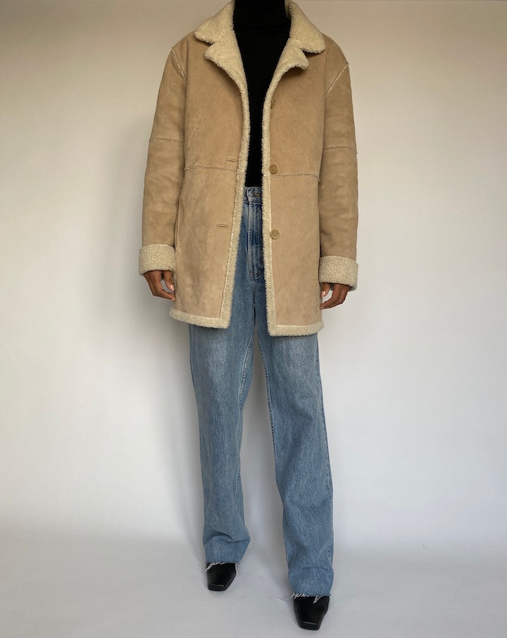 VINTAGE FAUX SHERPA JACKET 1387