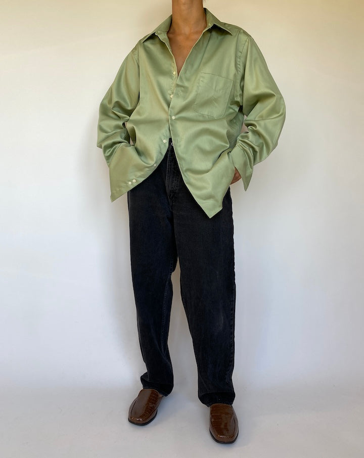 VINTAGE GREEN SHIRT 1525