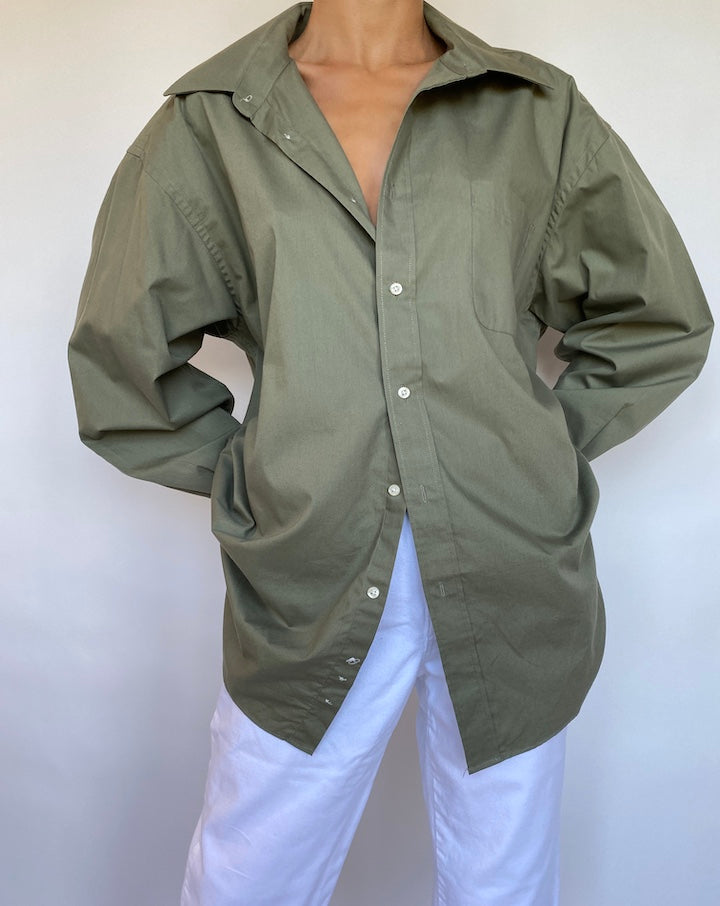 VINTAGE GREEN SHIRT 696