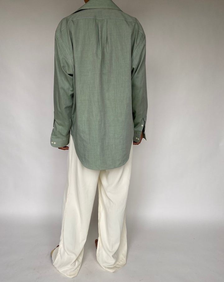 VINTAGE GREEN SHIRT 811-2