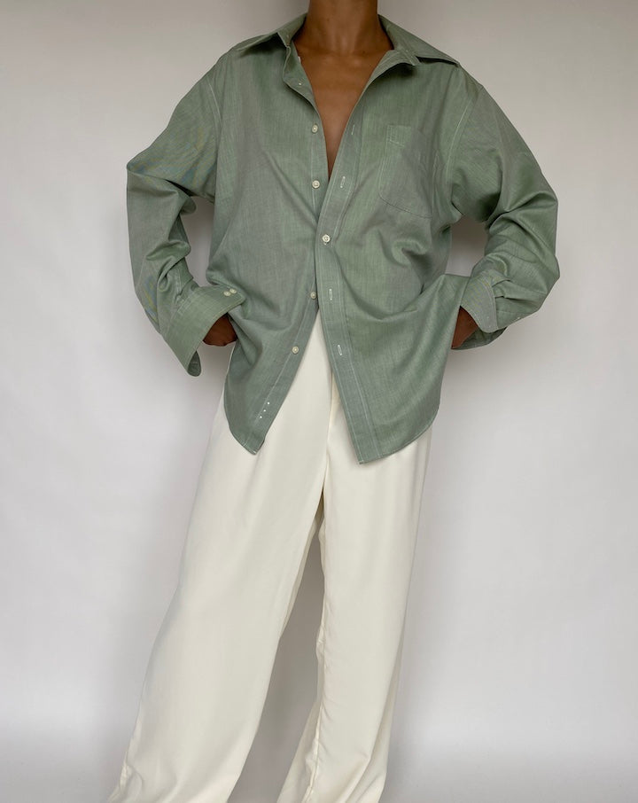VINTAGE GREEN SHIRT 811-3