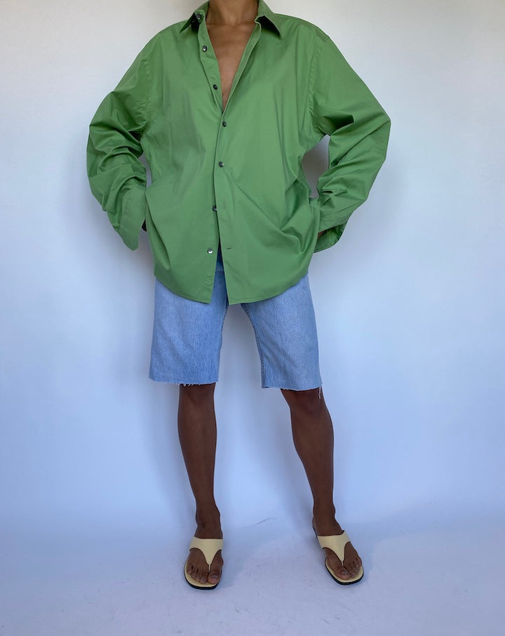 VINTAGE GREEN SHIRT 929-3