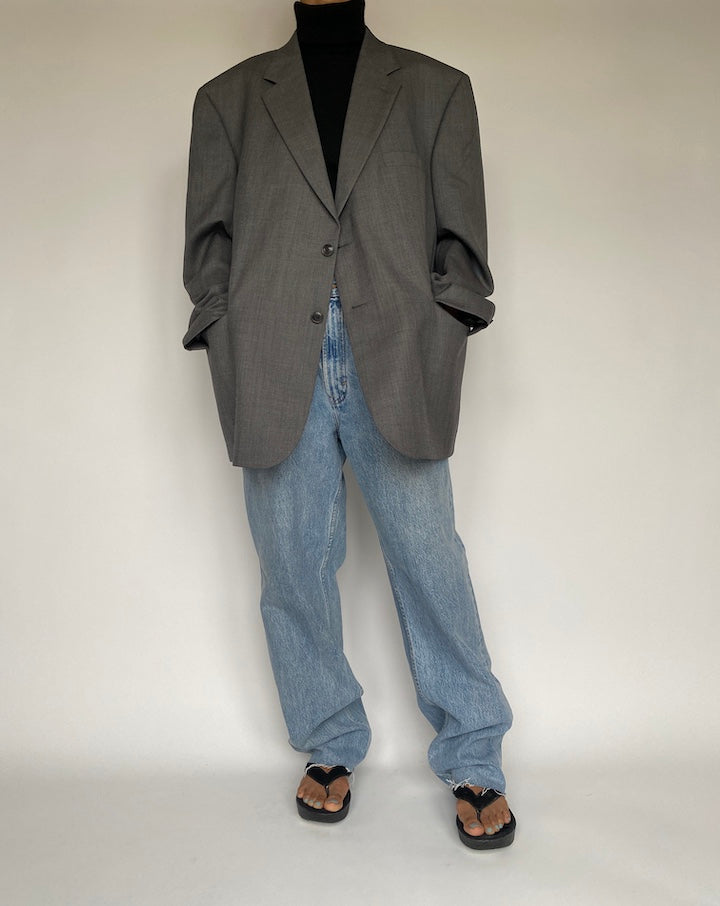 VINTAGE GREY BLAZER 1454-3